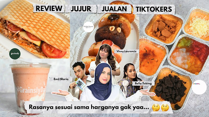 TASYI REVIEW JUJUR MAKANAN VIRAL TIKTOKERS: TOKO NYEMPIL, OH MY DONUT, EMIL MARIO - ENAK ATAU LEBAY?