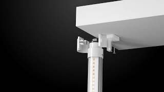 Installing a Light Fixture Mounting Bracket Tutorial | Signlight LED | LED Tube Mounting Bracket