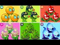 PvZ2 - 6 Best Super Plants Battlez - Who Will Win? Plant vs Plant