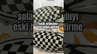 Rengi Solan Ayakkabıyı Eski Haline Dönüştürme