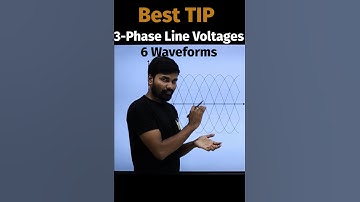 How to draw 3 phase line voltages