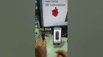 Qt QML Digital Servo Motor MG 996R Application ( update 2019 : with 3d simulation)
