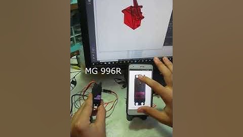 Qt QML Digital Servo Motor MG 996R Application ( update 2019 : with 3d simulation)
