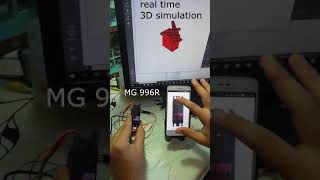 Qt QML Digital Servo Motor MG 996R Application ( update 2019 : with 3d simulation) screenshot 1