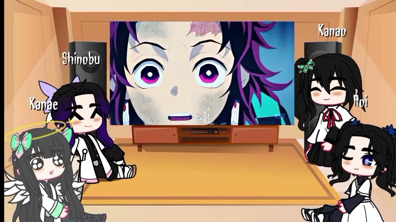 🐼🐻‍❄️🐨🐻СЕСТРЫ БАБОЧКИ, УБИЙЦА ДЕМОНОВ /// РЕАГИРУЮТ НА ОТДЕЛЕНИЕ КАМАБОКО | КИМЕТСУ НО ЯИБА /Гача...