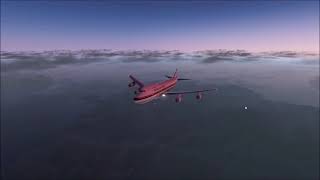 X-Plane 11: 747 Dutch Roll test