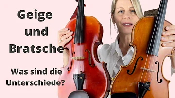 Was ist der Unterschied zwischen Geige Violine und Bratsche?