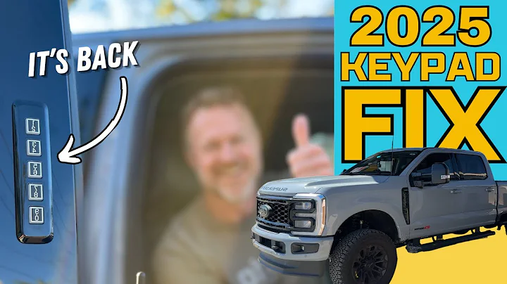 2025 Ford Super Duty: OEM Keypad Install