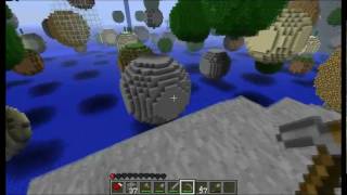 Minecraft Planetoids Custom map Part 2 Multiplayer