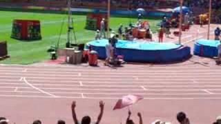 Olympics 2008 Beijing, China, In side the Birdsnest  Cheer