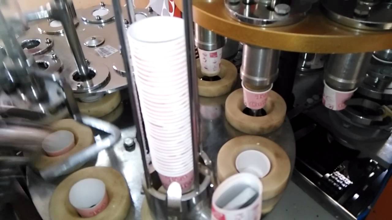 Paper Cup Making Machine (2012 Model) K250 YouTube