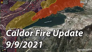 Caldor Fire and Echo Lake - 9/9/2021 Update