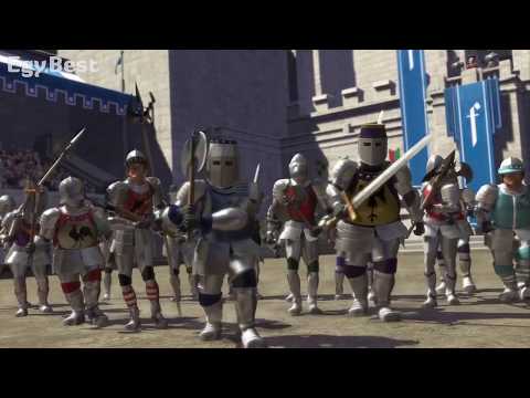 Shrek ... shrek vs knights fight scene