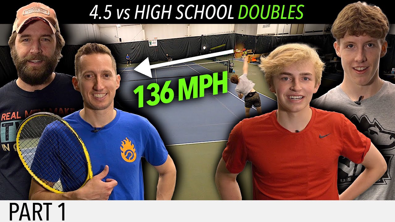 Ian and Ira vs 136 mph High Schoolers – Doubles Match Play (Part 1)