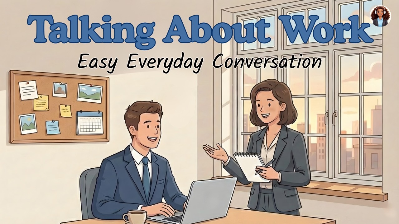 Talking About Work in English | Easy Everyday Conversation | English Podcast