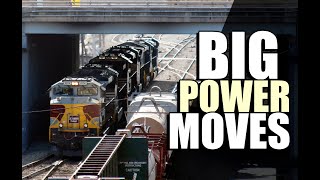 BIG POWER MOVES!! How Railroads Move Their Engines