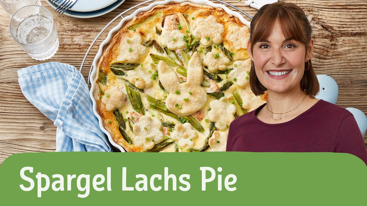 Spargel Lachs Pie – einfaches Osterrezept 🐰 | REWE Deine Küche