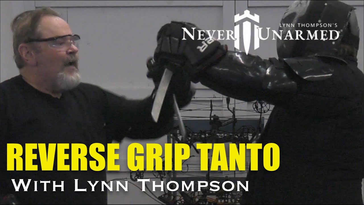 Lynn Thompson Reverse Grip Tanto Training | Real Combat Techniques & Knife Skills