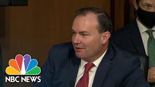Sen. Lee Speaks At Confirmation Hearing After Testing Positive For Covid Earlier This Month