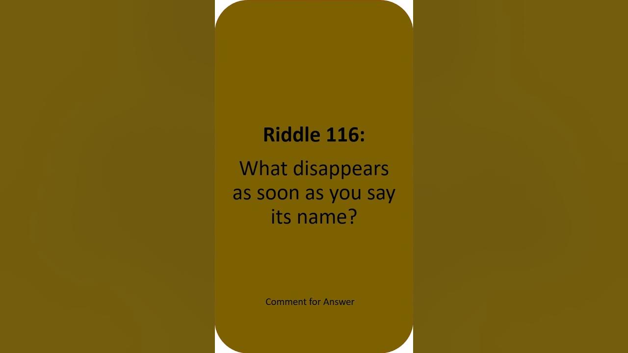 what-disappears-as-soon-as-you-say-its-name-youtube