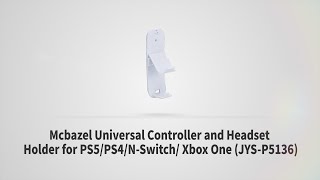 Mcbazel Universal Controller and Headset Holder for PS5 / PS4 / Switch / Xbox One