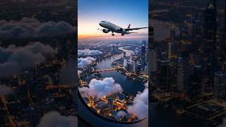 ✈️ From Runway to Clouds – A Cinematic Flight Journey#fyp#CinematicAudio #FlightSound
