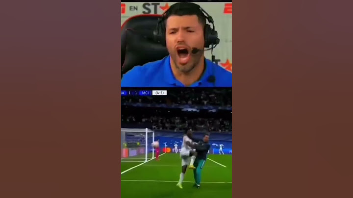 Agüero reaction to Real Madrid comeback🥶😡