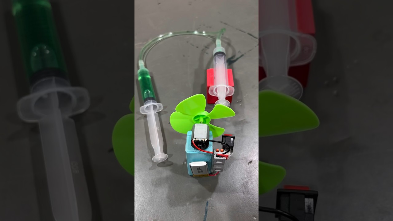 Dc motor - hydraulic brake project