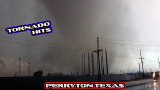 Perryton Texas Raw Long Full Tornado Stock Footage Catalog, 6/15/2023