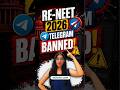 Re NEET Telegram Ban! Re NEET Admit Card 2026, Re NEET Postponed, ReNEET Paper Leak #nta #neet2026
