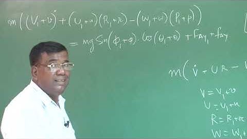 Perturbed Equation of Motion for Lateral Dynamics