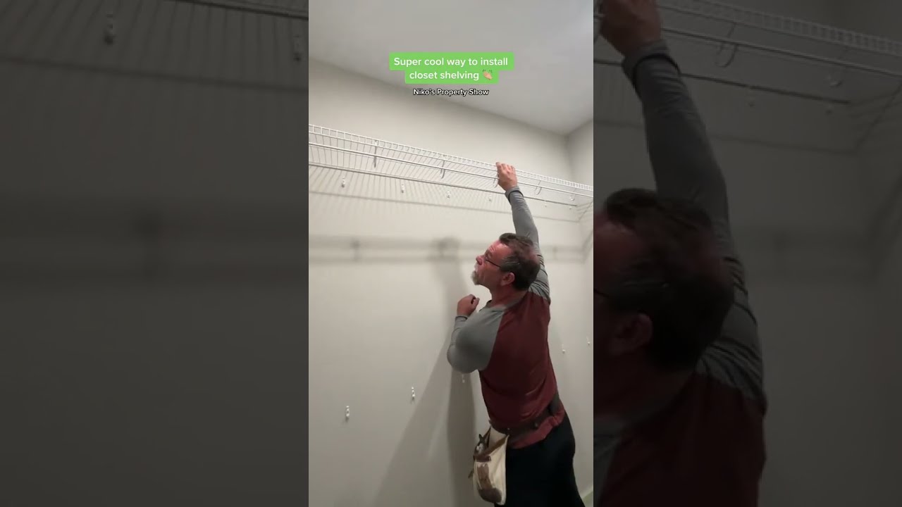 Closet Shelving Install 