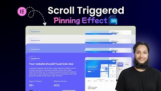 Scroll-Triggered Pinning with Sticky Sections in Elementor