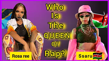 who's the queen?👑🇰🇪🇹🇿 ssaru 🇰🇪 vrs Rosa Ree 🇹🇿!! Tanzania rappers diss track /  Kenya vs Tanzania🔥