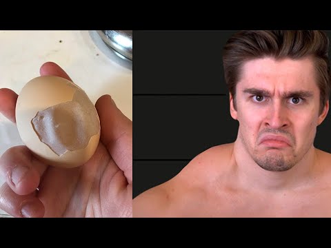 PEELING THE SHELL OF A RAW EGG | TTS ON - PEELING THE SHELL OF A RAW EGG | TTS ON