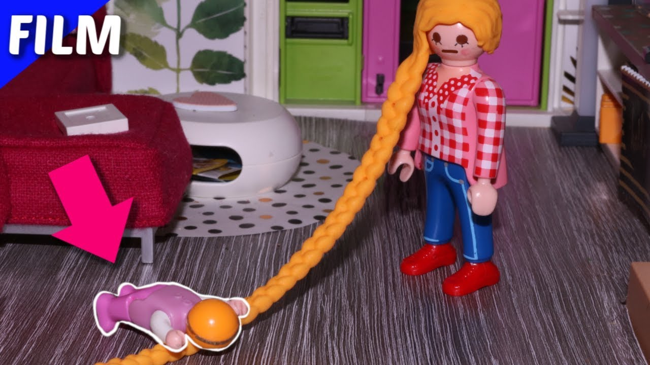 Playmobil Film deutsch UNFALL mit XXXL Rapunzel Zopf
