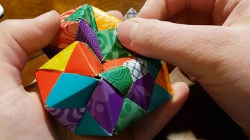 Creating a Geometric 21 Unit Sonobe Figure