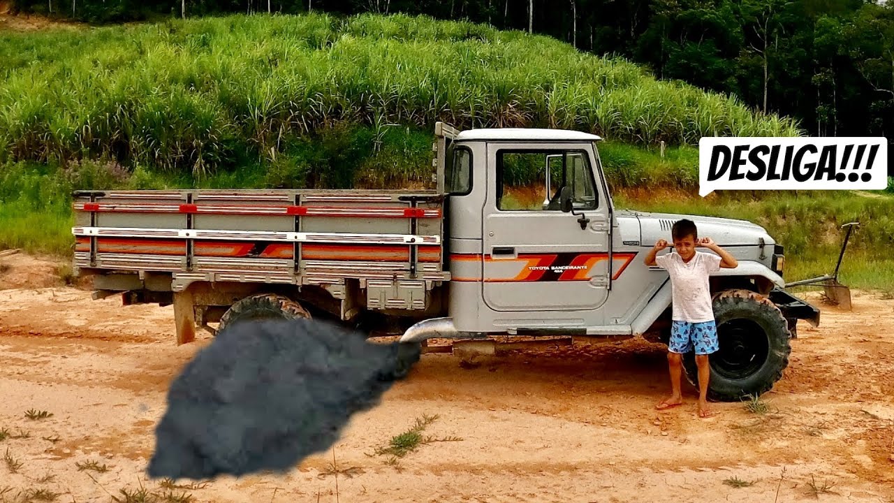 DEIXEI A TOYOTA BANDEIRANTE SO O CANO.