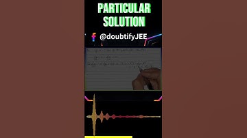 Which of the following differential equation has y = x as one of its particular...| Doubtify JEE