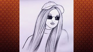 Cómo dibujar una hermosa chica / Dibujos sencillos y fáciles para principiantes