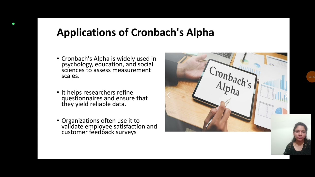 REALIBILITY ANALYSIS: CRONBACHS ALPHA - YouTube