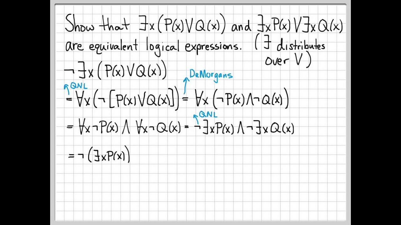 Proof And Problem Solving Quantifiers Example 06 Youtube