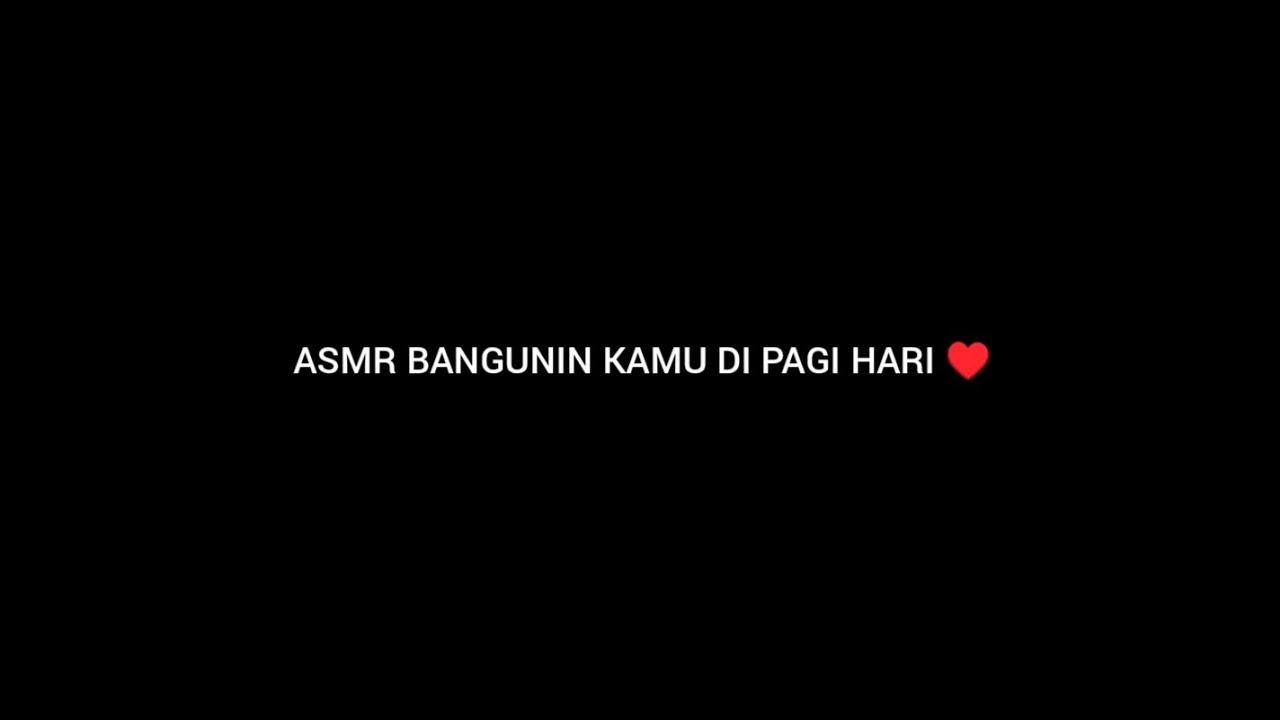 【ASMR ROLEPLAY】Bangunin kamu di pagi hari ♥️ (Caring, Loving, Comfort)