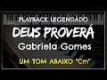 🎤 Deus Proverá (PLAYBACK LEGENDADO - UM TOM ABAIXO) Gabriela Gomes, by Niel Nascimento