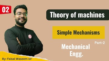 TOM | LECTURE 2 | Simple mechanism (part 2) | diploma mech engg | By Faisal Waseem