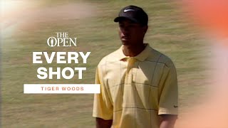 TIGER WOODS' First Open Championship As A PRO | Every Shot