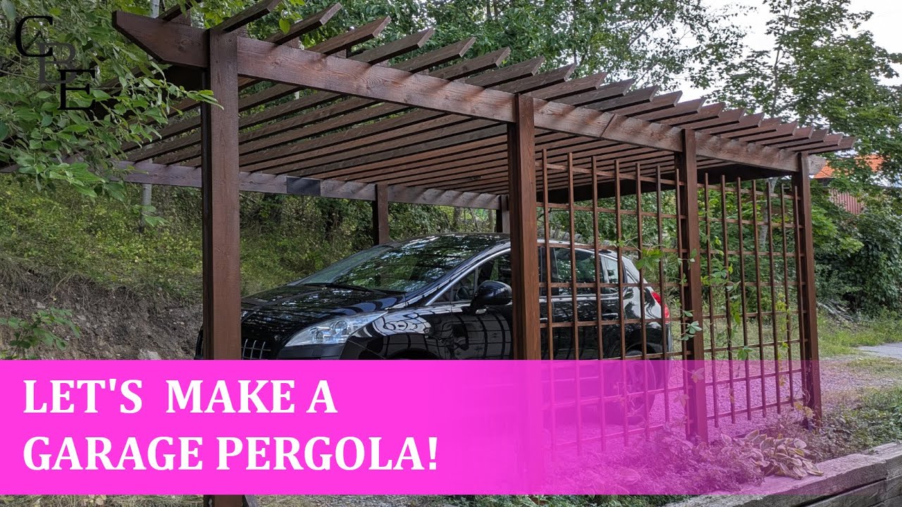 Let's make a Garage Pergola!