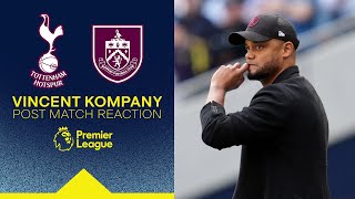 Kompany's View on Clarets' Relegation | REACTION | Tottenham Hotspur v Burnley