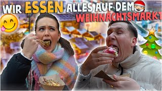 ALLES ESSEN auf dem WEIHNACHTSMARKT!🎅🏻🤤 *unfassbar köstlich* mit @hansundwika | kobexmone