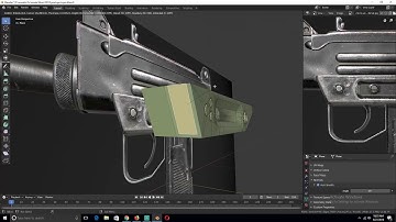 modeling a micro uzi gun in blender 2 8 part 1
